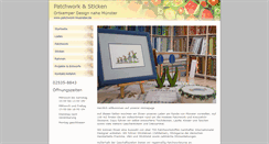Desktop Screenshot of patchwork-muenster.de